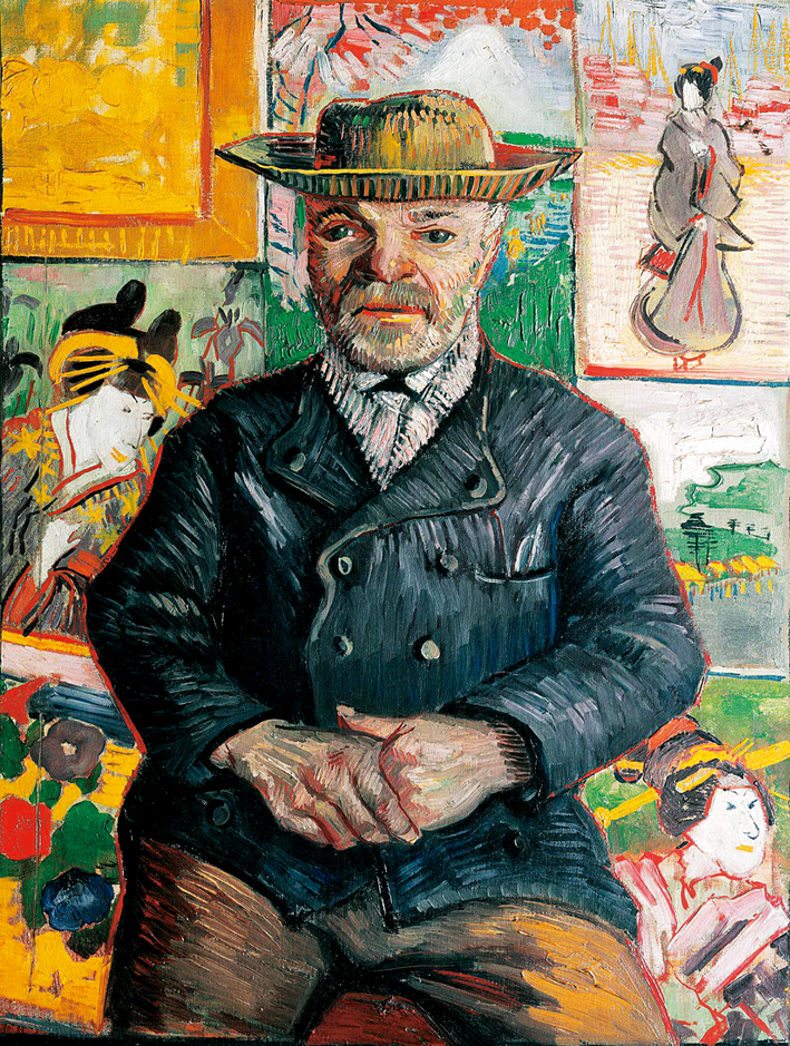  文森特·威廉·梵高  Vincent Willen Van Gogh —— 坦圭先生的肖像 (1)